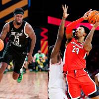 Estos son los norteamericanos Jamel Artis y Braelen Bridges, refuerzos de Paisas para la segunda temporada de 2026, que arranca este lunes en Colombia. FOTO GETTY 