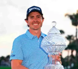 El antioqueño Nicolás Echavarría logró su tercer triunfo en el PGA Tour, en su cuarto año como profesional. FOTO TOMADA X@PGATOUR