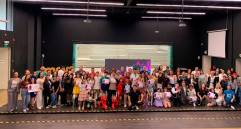 Este es el grupo de jóvenes que forma parte de #MedellínTieneTalento. Foto: Cortesía