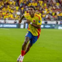 Richard Ríos encabeza la lista de antioqueños que estarán vistiendo la amarilla en el Mundial Norteamérica 2026. Foto: Juan Antonio Sánchez Ocampo.