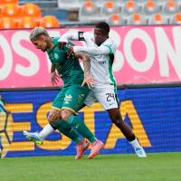 Imágenes del juego entre Nacional y Chapecoense. FOTO CAMILO SUÁREZ