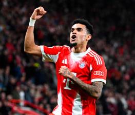 Luis Díaz sería titular con el Bayern Múnich en el duelo de este miércoles ante PSG por la vuelta de la semifinal de la Champions. FOTO TOMADA X @FCBayern