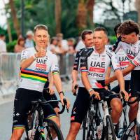 Tadej Pogacar regresa a la Vuelta a España siete años después de su debut, en busca del título que falta en su palmarés. FOTO X-UAE EMIRATES
