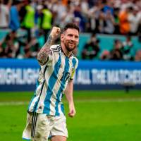 El futbolista argentino Lionel Messi será el capitán del equipo albiceleste en su tercera Copa del Mundo consecutiva. Foto: Getty