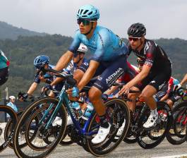 Harold Tejada afronta la recta final de la Vuelta a España como el mejor colombiano ubicado en la clasificación general. FOTO AFP