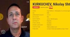 Así aparece Nikolay Kurkuchev en la lista de los 64 fugitivos más buscados de Europol. El búlgaro está involucrado en una red internacional que trafica cocaína colombiana hacia el Viejo Continente. FOTO cortesía europol