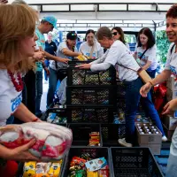 Con las 36 toneladas de alimentos se podrán garantizar 86.000 platos de comida a las comunidades más necesarias de la ciudad. FOTO: Julio César Herrera