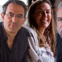 Juan Gabriel Vásquez, Sara Jaramillo Klinkert y Mario Mendoza figuran entre los autores colombianos más vendidos del último año. FOTOS EL COLOMBIANO