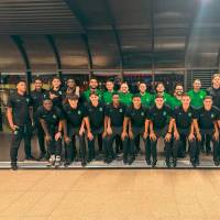 Esta es la delegación campeona. Algunos jugadores ya han trabajado con el equipo profesional. FOTO CORTESÍA ATLÉTICO NACIONAL