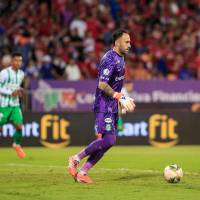El arquero antioqueño David Ospina no solo es el capitán de Atlético Nacional, sino uno de los líderes de la Selección Colombia que disputará el Mundial de Norteamérica. Foto: Camilo Suárez
