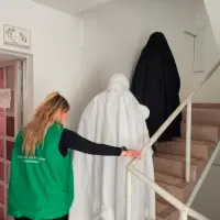 Los funcionarios de Migración Colombia avanzan en las labores para establecer si los menores que estaban en poder de esta secta eran víctimas de trata de personas y secuestro. FOTO: CORTESÍA MIGRACIÓN COLOMBIA