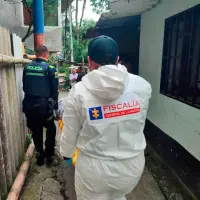 Este homicidio ocurrió el pasado 8 de enero en el corregimiento de San Cristóbal, de Medellín, donde asesinaron a Gustavo Andrés Morales Pico, de 22 años. FOTO: ANDRÉS GARCÍA HERNÁNDEZ