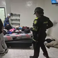 Tres adolescentes fueron rescatados de la habitación de un hotel en Medellín. FOTO: Policía Nacional