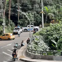 Imagen del lugar del hallazgo en la vereda de Sabaneta. FOTO: Cortesía