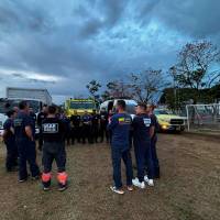 Bomberos de Medellín regresaron a la capital antioqueña tras apoyar las labores de rescate y atención de emergencias en Quibdó, Pereira y Cali. FOTO tomada de X
