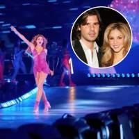 Shakira agradeció a Antonio de la Rúa por su apoyo durante la gira y la creación de Macondo Park en Madrid. FOTO: Cortesía Nicolás Gerardin / AFP