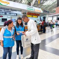 La Alcaldía de Medellín ha acompañado sus retornos con la estrategia regresos humanitarios voluntarios. Foto: cortesía Alcaldía de Medellín.