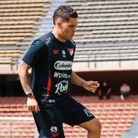 Juan fernando Quintero ya entrena a toda máquina con el DIM. FOTO CORTESÍA DIM