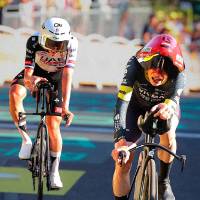 Jonas Vingegaard le tomó la delantera a Tadej Pogacar en el Tour por 12 segundos. FOTO X-TOUR DE FRANCIA