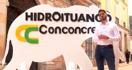En octubre de 2020, Juan David Duque recorrió varios lugares de Bogotá con un elefante blanco, que según él, representaba a la firma antioqueña, a la que señalaba de corrupción en un contrato con el Distrito. imagen tomada de video