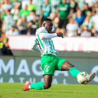 En la imagen aparece Kevin Viveros durante su paso por Atlético Nacional. FOTO CAMILO SUÁREZ