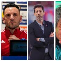 Sebastián Viera, Jorge Bava y Alberto Gamero están en la baraja para llegar al Junior. FOTOS DIMAYOR 