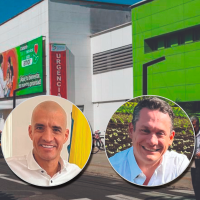 A la izquierda, el gerente del Hospital de La Ceja, Javier Alejandro Bedoya. A la derecha, el diputado de Antioquia que hizo la denuncia. José Luis Noreña. FOTOS Tomadas de redes sociales