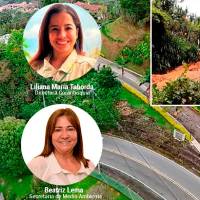 Los derrumbes en El Escobero y el impacto visual de Quantum serían factores. FOTO: EL COLOMBIANO Y CORTESÍA VIVIR EN EL POBLADO