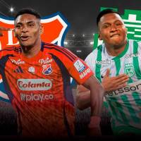 Brayan León y Alfredo Morelos, son sinónimo de gol en DIM y Nacional y ambos pueden ser fichas determinantes en este nuevo clásico. FOTOS MANUEL SALDARRIAGA Y CAMILO SUÁREZ