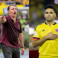 Néstor Lorenzo manifestó que ojalá Falcao llegue a un gran nivel en Millonarios. FOTOS : Juan Antonio Sánchez