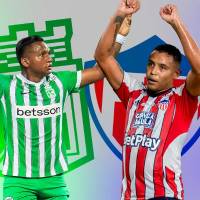 Alfredo Morelos suma 43 goles con Nacional, 16 de ellos han sido en la era del técnico Diego Arias. Mientras que Muriel tiene 14 goles con Junior desde su regreso. Marcó 11 por Liga y 3 por Copa Libertadores. FOTOS CAMILO SUÁREZ