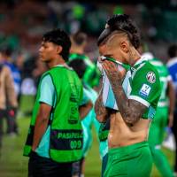 Cristian “Chicho” Arango fue el autor del gol anulado a Nacional. FOTO JUAN ANTONIO SÁNCHEZ
