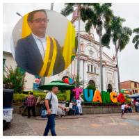 El alcalde denunció que se le incluyó eun panfleto amenazante. Foto: Cortesía. 