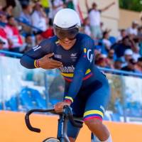 Stefany Cuadrado, deportista que hace parte del equipo 10 de 10 de la Fundación Fraternidad Medellín, lleva un ciclo dorado camino a los Juegos Olímpicos de Los Ángeles-2028. Fue la abanderada de Colombia en Centroamericanos. FOTO: @PanamSports