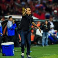 Hasta acá, el técnico Alejandro Restrepo no ha tenido una buena campaña este semestre con el DIM. FOTO CAMILO SUÁREZ