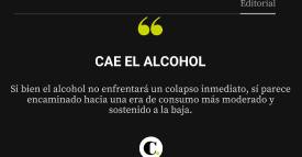 Cae el alcohol