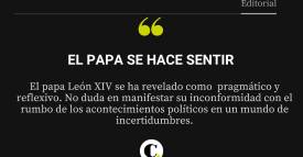 El Papa se hace sentir