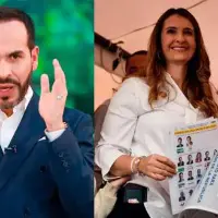 A la izquierda, el candidato Abelardo De La Espriella. A la derecha. La candidata Paloma Valencia. FOTO: imagen tomada de redes.