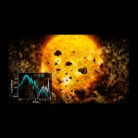 Uno de los tres escenarios para TOI-2109b implica que el planeta acelere su espiral de muerte hasta ser consumido por su estrella, similar a esta destrucción planetaria ilustrada. Ilustración: cortesía Nasa, CXC y M. Weiss; Espectro de rayos X: cortesía Nasa, CXC, MIT y H. M. Günther