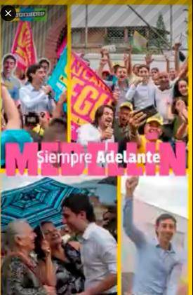 Quintero bajó la publicación del video que involucraba la imagen de Juan Carlos Upegui, su candidato y familiar. FOTO: Captura de video