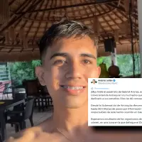 Gabriel Arenas Herazo desapareció el 30 de abril en Caucasia. Un cuerpo hallado días después podría ser el suyo, aunque Medicina Legal no ha confirmado la identidad. FOTO: Cortesía y X de Andrés Julián Rendón.