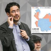 Iván Cepeda ganó en 15 municipios de Antioquia, pero la mayor parte de sus votos los obtuvo en el Aburrá y el Oriente. FOTOS: Colprensa y El Colombiano