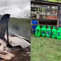 A comienzos de junio, el Frente 4 quemó una finca y perpetró una masacre de cuatro personas en el Nordeste antioqueño. FOTO: Cortesía