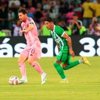 Nacional cayó 2-1 con el Inter Miami en el Atanasio. FOTO CAMILO SUÁREZ