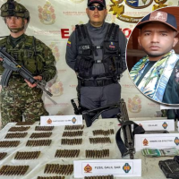Alias El Turco sería el cuarto cabecilla del frente 36 y uno de los hombres más cercanos de Primo Gay. FOTO: Ejército Nacional y cortesía.