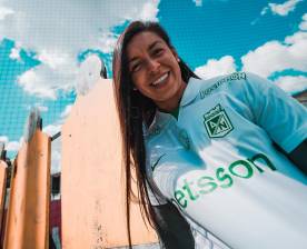 Yoreli Rincón es una de las referentes del fútbol femenino en Colombia y se unió a Atlético Nacional en el segundo semestre del 2023, para disputar la Copa Libertadores de ese año. FOTO CORTESÍA @naloficialfem