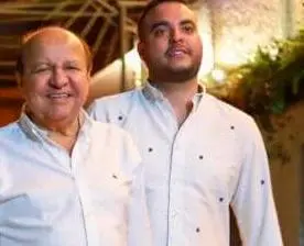 Sebastián Ortega, al lado de su papá William de Jesús, tal vez el político de Cambio Radical más poderoso en Antioquia. FOTO: CORTESÍA RUTA NOTICIAS