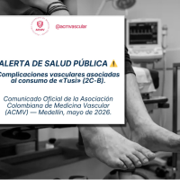 Cuatro jóvenes llegaron a urgencias en Medellín en las últimas semanas con isquemia aguda en sus extremidades. Todos habían consumido tusi. Foto: Ilustración generada con IA y captura de la alerta de redes sociales