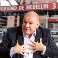 Néstor Raúl Posada fue nombrado rector de la Universidad de Medellín en 2024. FOTO El Colombiano