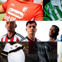 Adidas, Umbro y Reebok concentran buena parte de los patrocinios de indumentaria en la Liga BetPlay 2026. FOTOS: CORTESÍA CLUBES